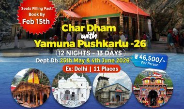 Divine Chardham Journey with Yamuna Pushkaralu - 2026