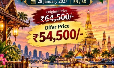 Thailand Tour Package 2027 at ₹54,500 + Family Gifts | SSB Travels